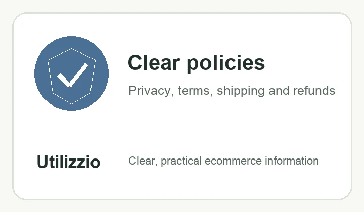 Utilizzio policy information
