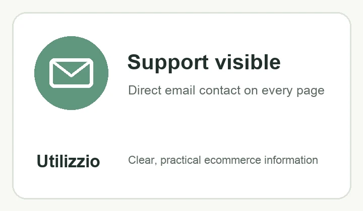 Utilizzio support information